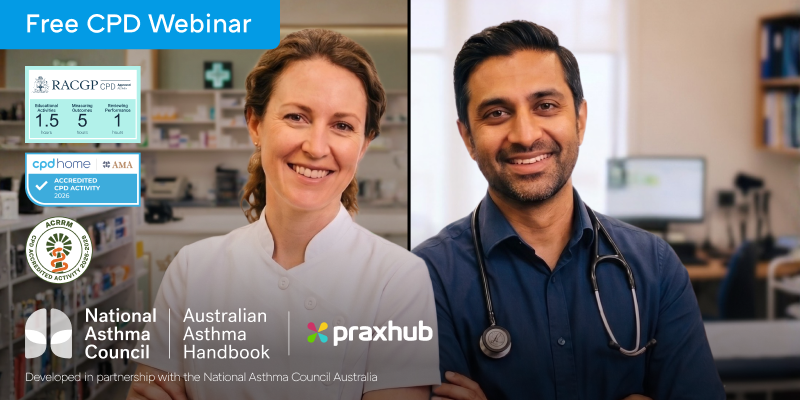Webinar details for the National Asthma Council Australia's From Counter to Consult webinar