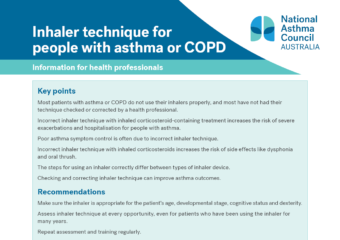 Inhaler Technique People With Asthma Copd 2026