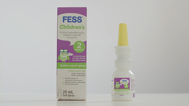 How to use FESS Children's Saline Nasal Spray