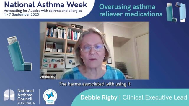 Overusing asthma reliever medications