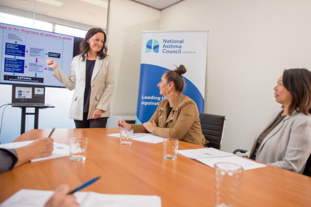 A National Asthma Council asthma education session.