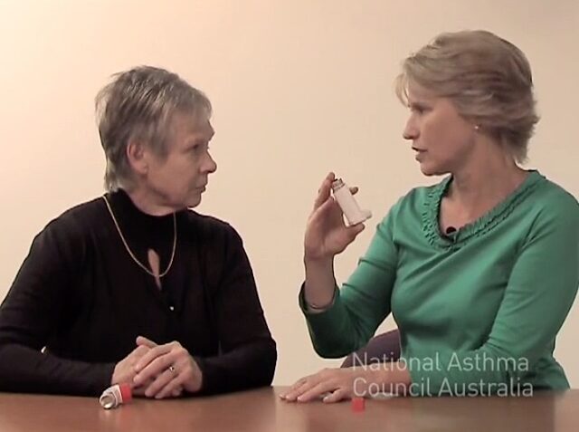 How to use a standard metered dose inhaler (puffer)