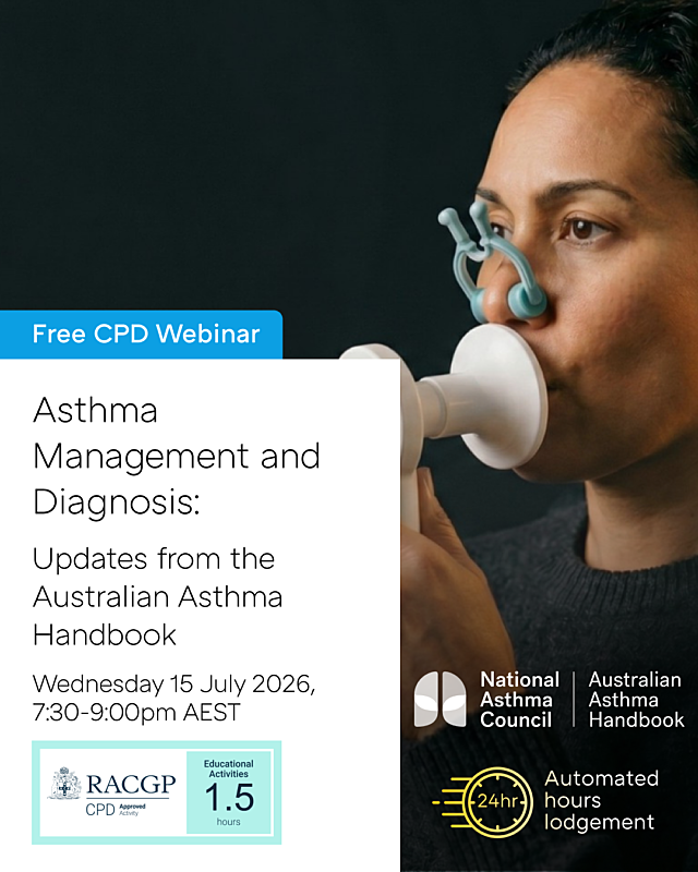 Asthma management and diagnosis: Webinar recording now available