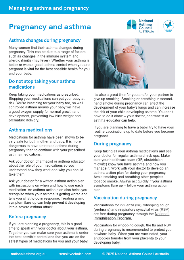 Pregnancy and asthma